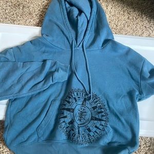 small cropped hoodie